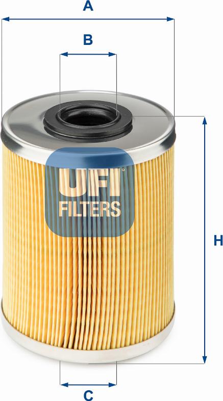 UFI 26.687.00 - Filter za gorivo www.molydon.hr