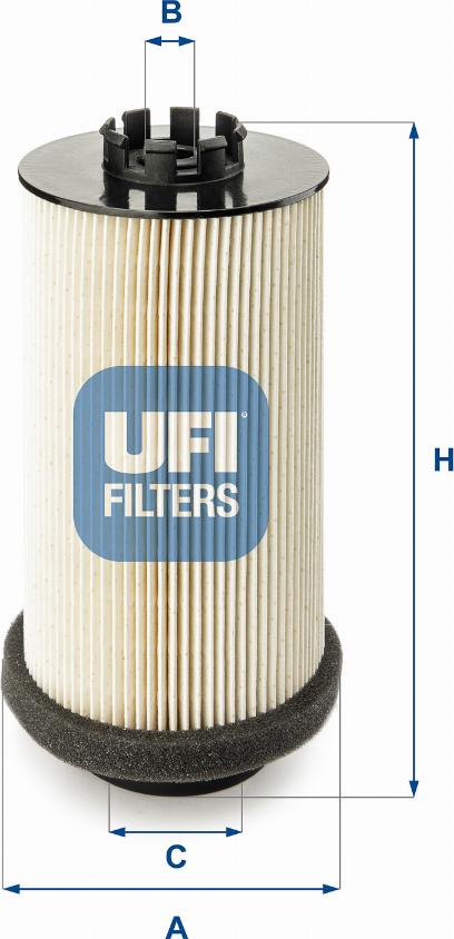 UFI 26.001.00 - Filter za gorivo www.molydon.hr