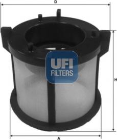 UFI 26.089.00 - Filter za gorivo www.molydon.hr