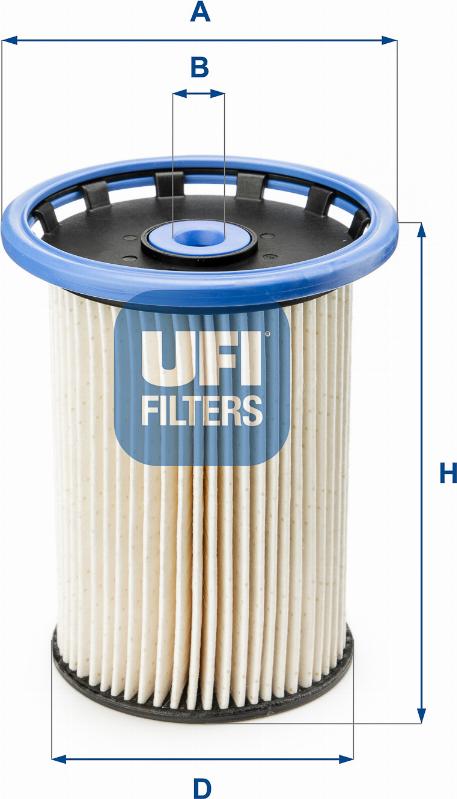 UFI 26.025.00 - Filter za gorivo www.molydon.hr