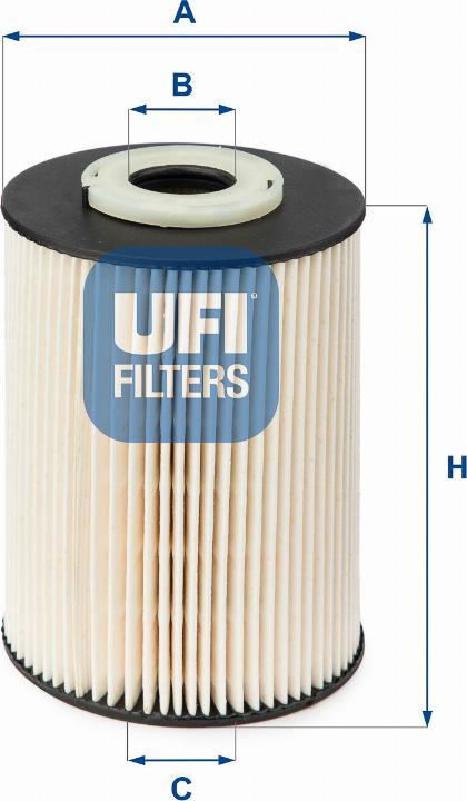 UFI 26.020.00 - Filter za gorivo www.molydon.hr