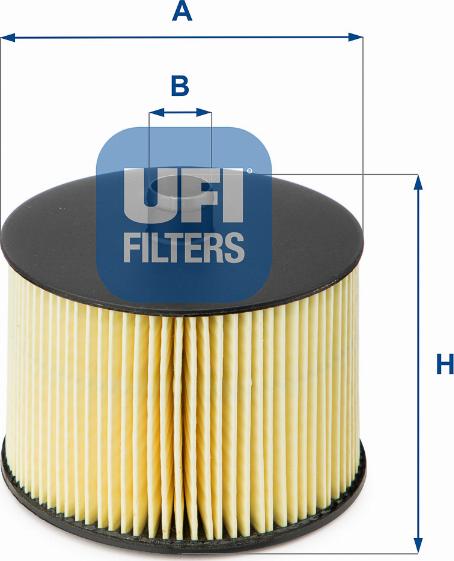 UFI 26.022.00 - Filter za gorivo www.molydon.hr