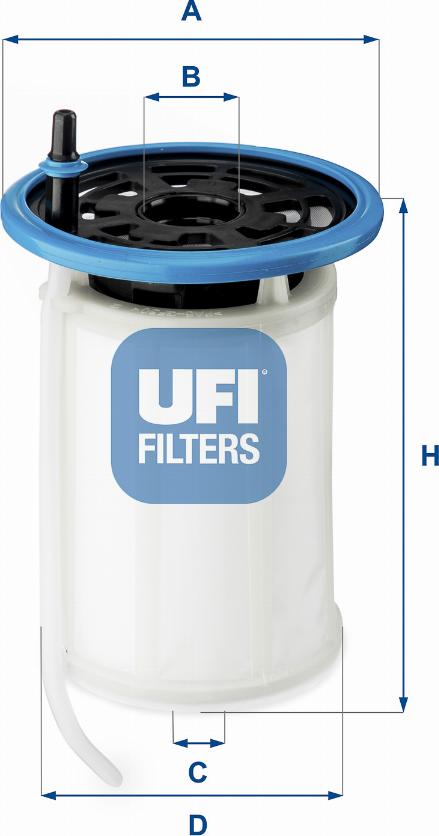 UFI 26.079.00 - Filter za gorivo www.molydon.hr