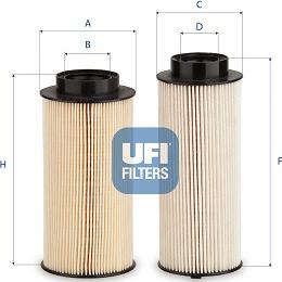 UFI 26.147.00 - Filter za gorivo www.molydon.hr