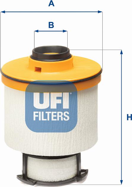 UFI 26.139.00 - Filter za gorivo www.molydon.hr