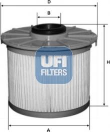 UFI 26.131.00 - Filter za gorivo www.molydon.hr