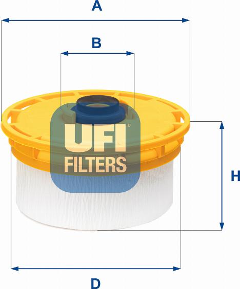 UFI 26.138.00 - Filter za gorivo www.molydon.hr