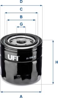 UFI 23.458.00 - Filter za ulje www.molydon.hr