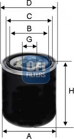 UFI 86.008.00 - Filter, radna hidraulika www.molydon.hr