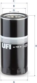 UFI 23.795.00 - Filter za ulje www.molydon.hr