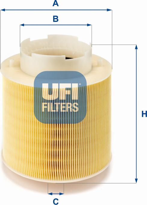 UFI 27.597.00 - Filter za zrak www.molydon.hr