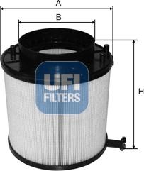 UFI 27.692.00 - Filter za zrak www.molydon.hr