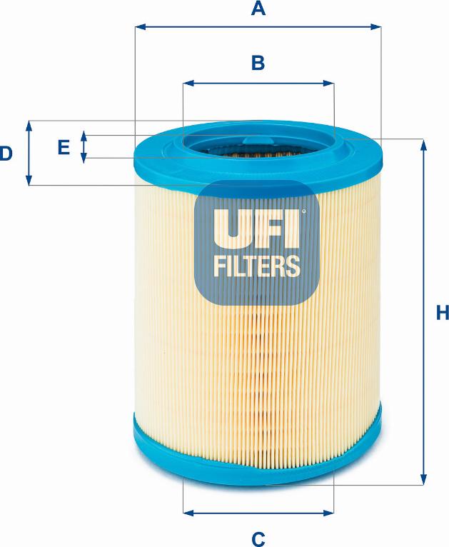 UFI 27.606.00 - Filter za zrak www.molydon.hr