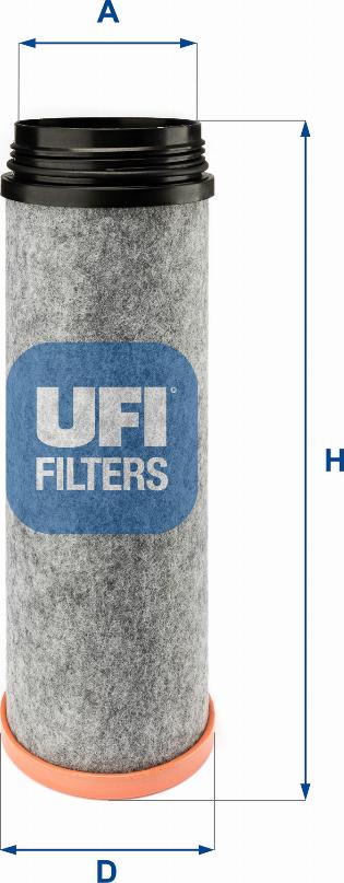 UFI 27.616.00 - Filter dopunskog zraka www.molydon.hr