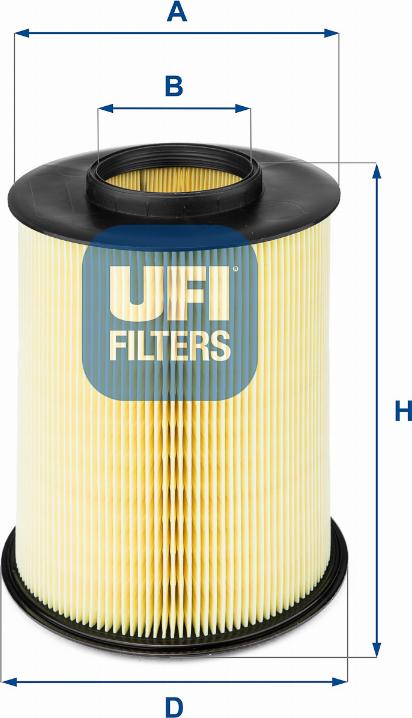 UFI 27.675.00 - Filter za zrak www.molydon.hr