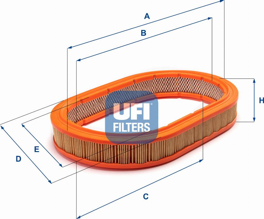 UFI 27.076.00 - Filter za zrak www.molydon.hr