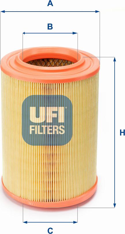 UFI 27.195.00 - Filter za zrak www.molydon.hr