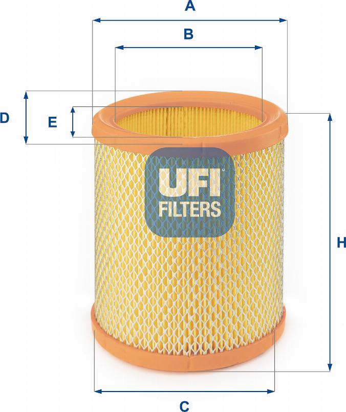 UFI 27.196.00 - Filter za zrak www.molydon.hr