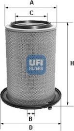 UFI 27.158.00 - Filter za zrak www.molydon.hr