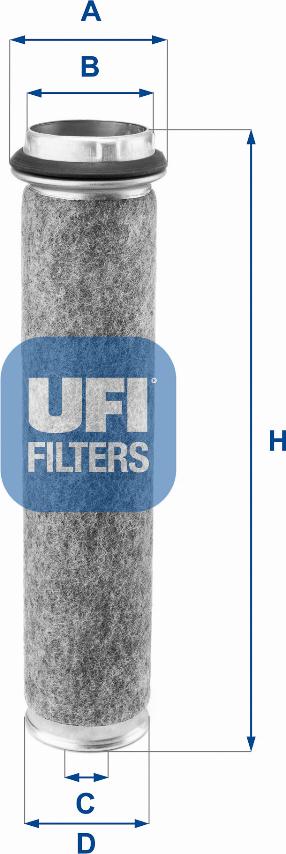 UFI 27.165.00 - Filter za zrak www.molydon.hr