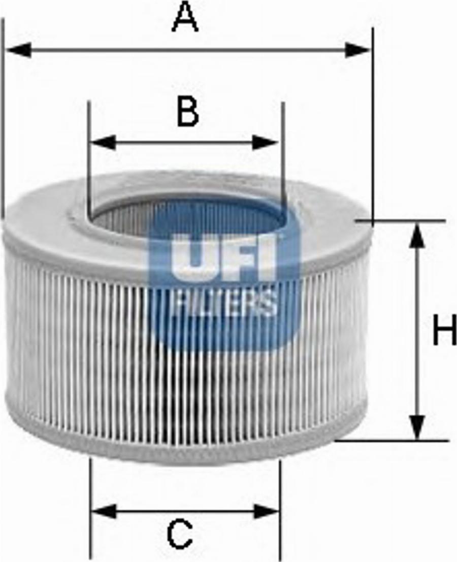 UFI 27.176.00 - Filter za zrak www.molydon.hr