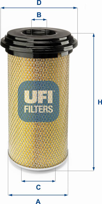 UFI 27.889.00 - Filter za zrak www.molydon.hr