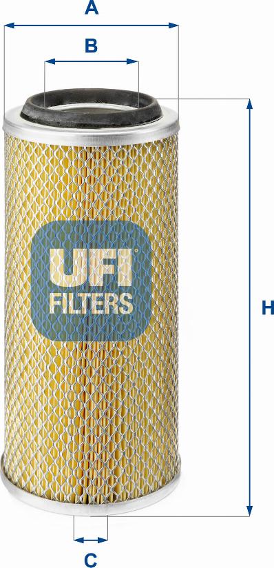 UFI 27.881.00 - Filter za zrak www.molydon.hr