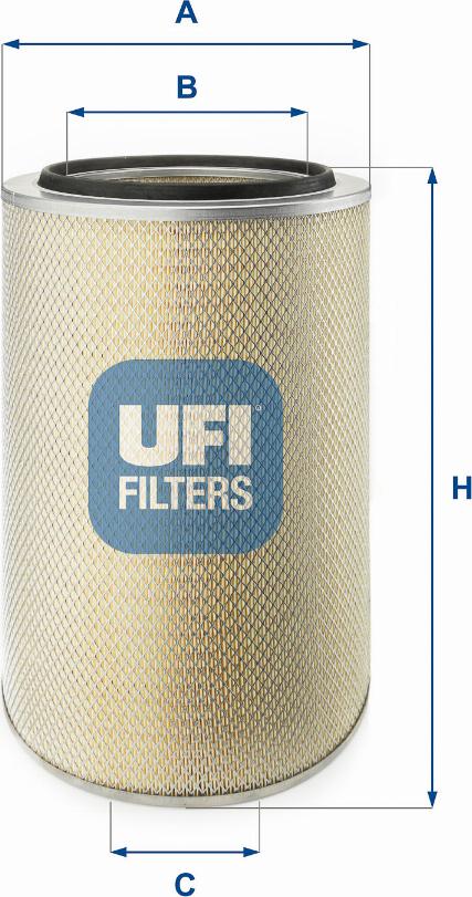 UFI 27.544.00 - Filter za zrak www.molydon.hr