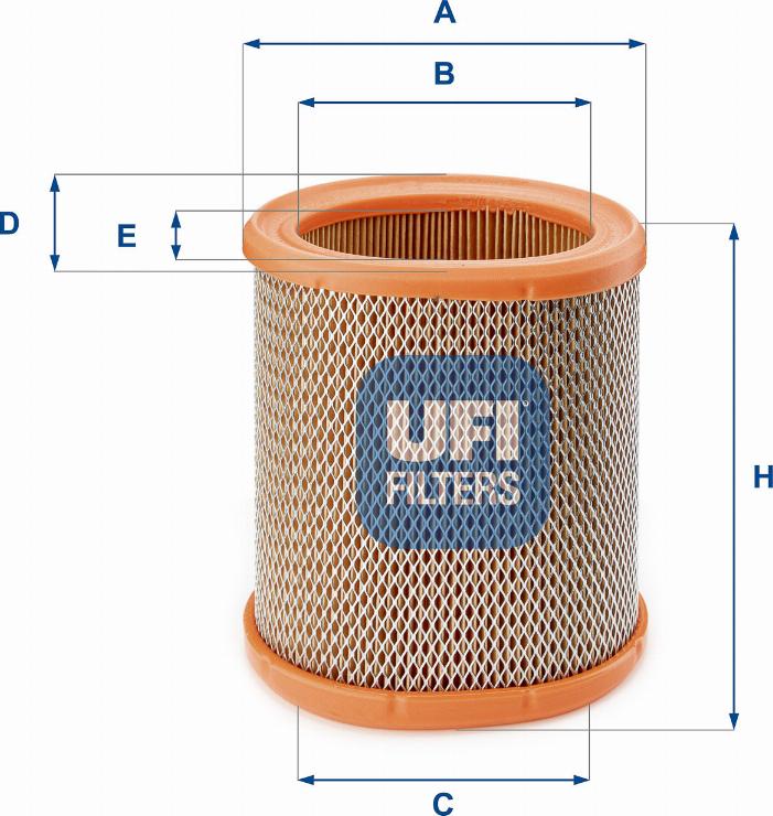 UFI 27.258.00 - Filter za zrak www.molydon.hr