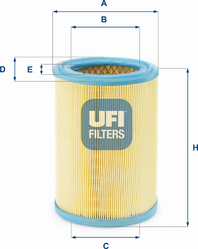 UFI 27.252.00 - Filter za zrak www.molydon.hr