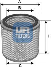 UFI 27.724.00 - Filter za zrak www.molydon.hr