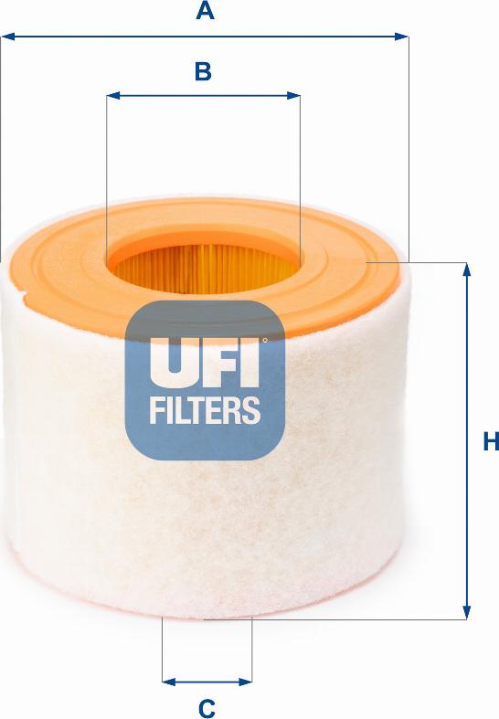 UFI 27.A54.00 - Filter za zrak www.molydon.hr