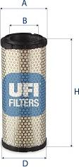 UFI 27.A02.00 - Filter za zrak www.molydon.hr