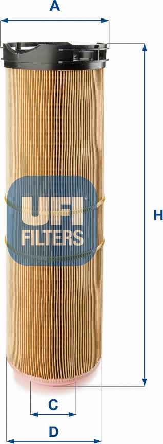 UFI 27.B12.00 - Filter za zrak www.molydon.hr