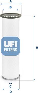 UFI 27.D09.00 - Filter za zrak www.molydon.hr