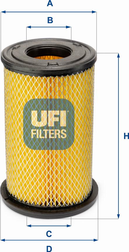 UFI 27.D79.00 - Filter za zrak www.molydon.hr