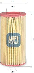 UFI 27.E51.00 - Filter za zrak www.molydon.hr