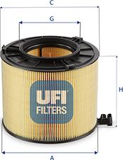 UFI 27.G11.00 - Filter za zrak www.molydon.hr