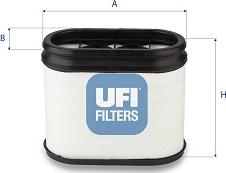 UFI 27.G85.00 - Filter za zrak www.molydon.hr