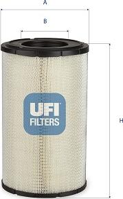 UFI 27.H98.00 - Filter za zrak www.molydon.hr