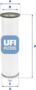 UFI 27.H78.00 - Filter za zrak www.molydon.hr