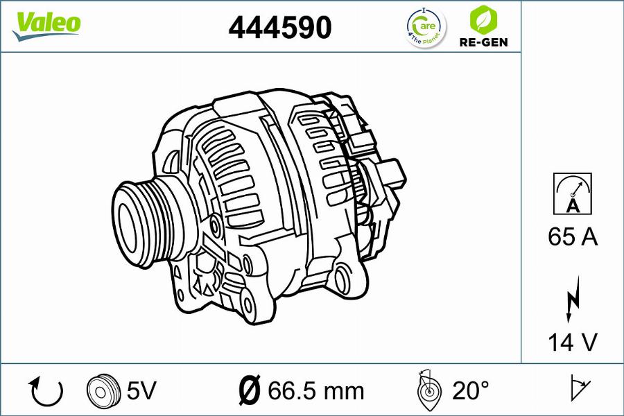 Valeo 444590 - Alternator www.molydon.hr