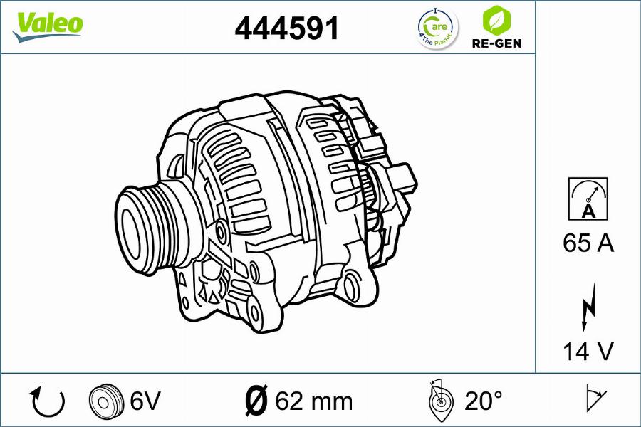 Valeo 444591 - Alternator www.molydon.hr