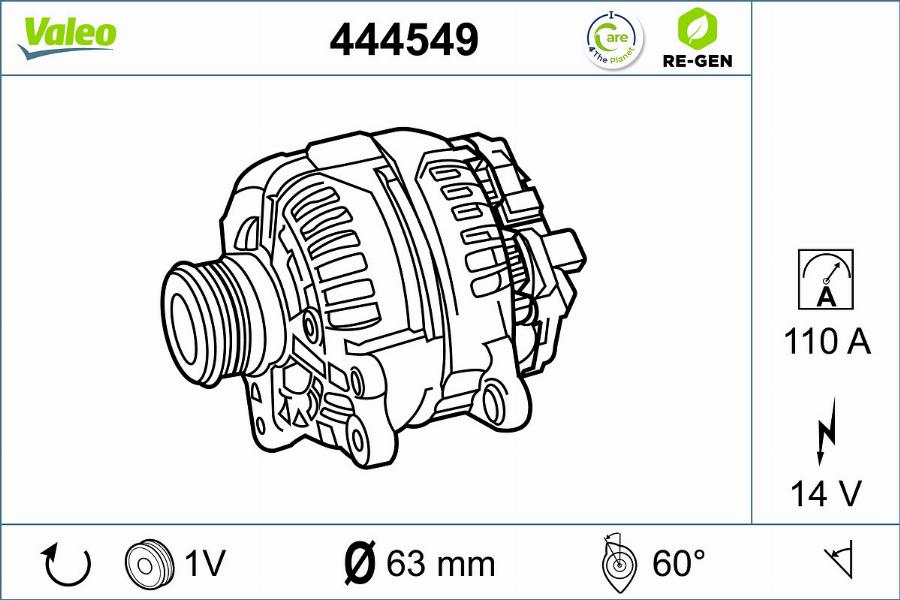 Valeo 444549 - Alternator www.molydon.hr