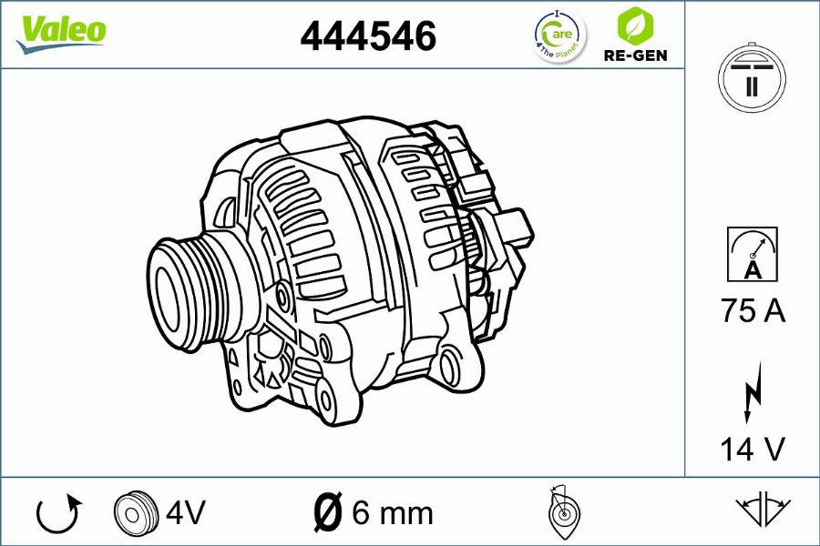 Valeo 444546 - Alternator www.molydon.hr