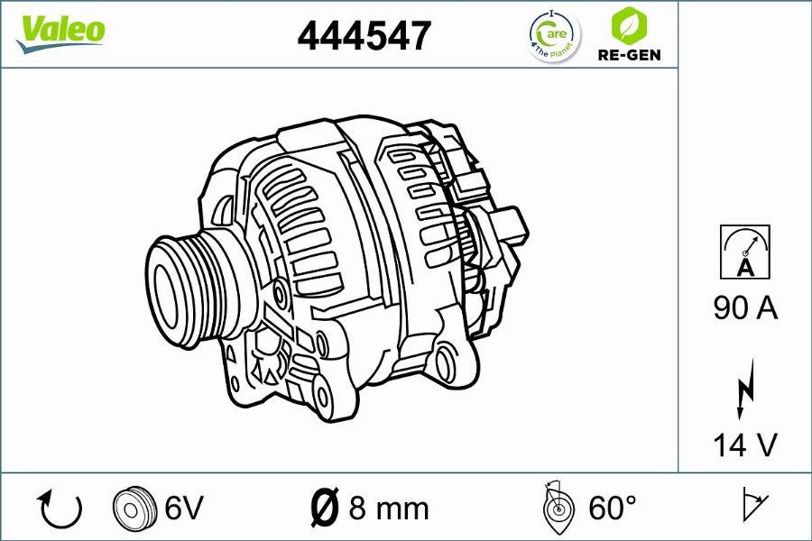 Valeo 444547 - Alternator www.molydon.hr