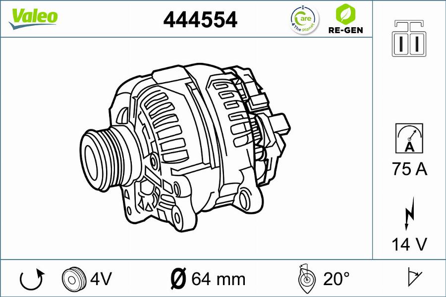 Valeo 444554 - Alternator www.molydon.hr