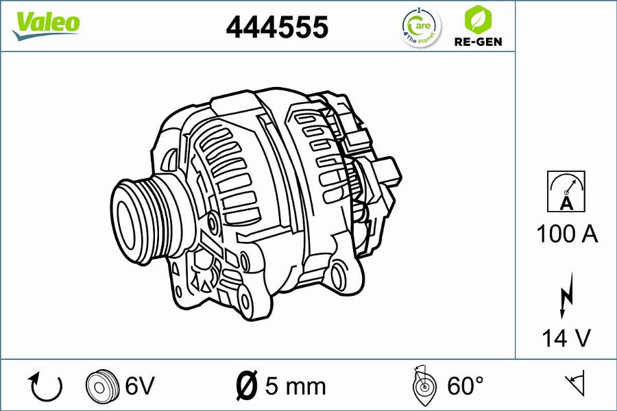 Valeo 444555 - Alternator www.molydon.hr