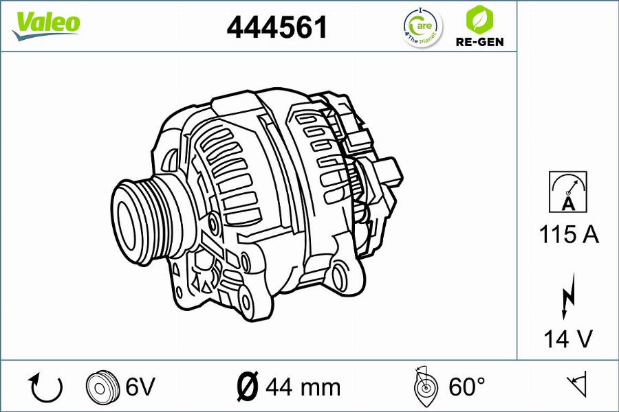 Valeo 444561 - Alternator www.molydon.hr