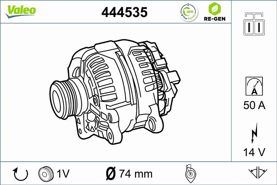 Valeo 444535 - Alternator www.molydon.hr